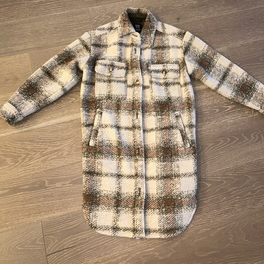 Plaid GAP shacket
